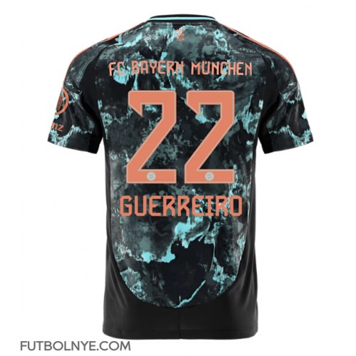 Camiseta Bayern Munich Raphael Guerreiro #22 Visitante Equipación 2024-25 manga corta
